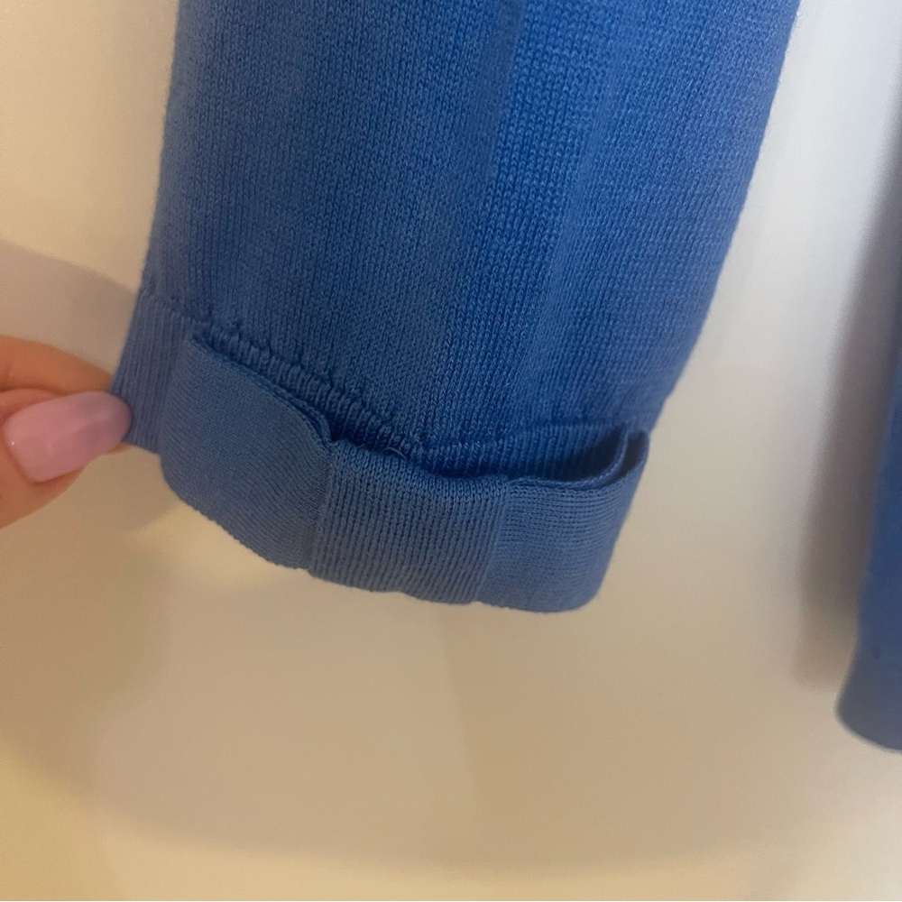 Kate Spade New York Somerset Bow Blue Cardigan, M - Picture 7 of 14